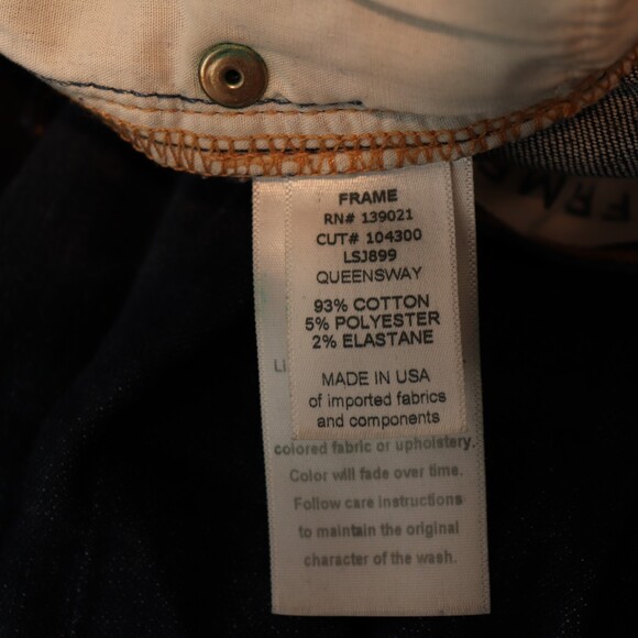 Frame Le Skinny de Jeanne Jeans in QueenSway Wash 25 - Picture 7 of 7